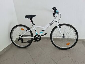 Detský trekingový bicykel BTWIN HYC 100 24" 8–12 rokov