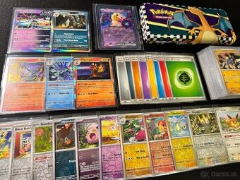 Pokemón MEGA balík A: 100ks kariet v obaloch s EX + darček