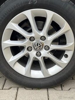 Disky 6,5J 5X112 letné 205/55 R16 Continental