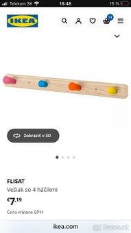 vesiak Flisat z Ikea