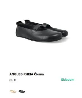 Barefoot topánky ANGLES RHEIA Čierne NOVÉ veľkosť 40