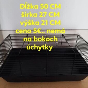 Predám klietky a prenosku