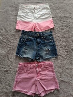 3x kraťasy veľ.140 ZARA