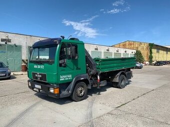 MAN L2000 TROJSTRANNÝ SKLÁPAČ + HYDRAULICKÁ RUKA