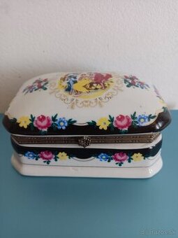 Porcelan šperkovnice krásný stav
