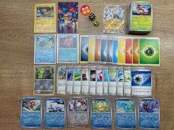 Pokemón balík 2 : 111ks kariet s EX a darčeky