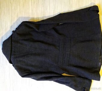 KRÁSNY ANTRACITOVÝ ZIMNÝ KABÁT č.40 ako nový