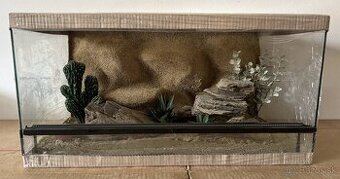 Terárium 60x40x30 s 3D stenou