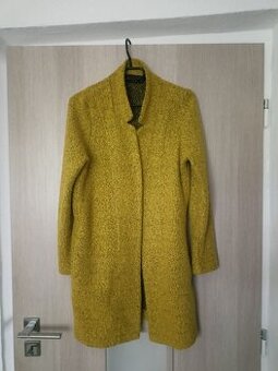 Dámsky horčicový kardigán - veľkosť 36