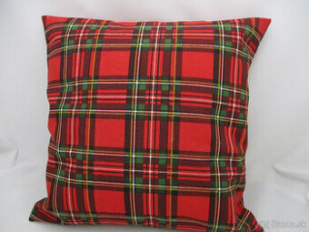 Obliečky a štóla vianočné káro