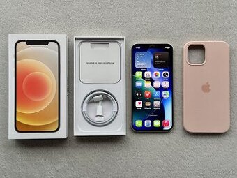 iPhone 12 128GB Biely, NOVÁ BATERKA, TOP STAV