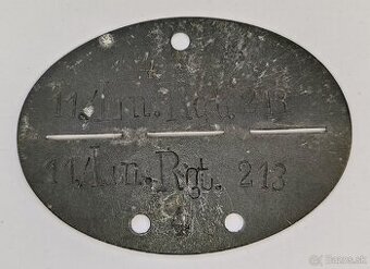 Nemecká vojenská identifikačná známka