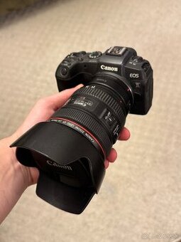 Predám Canon EOS RP + CANON EF 24-70mm f/4L IS USM