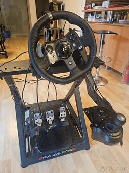 Logitech G 920 + konštrukcia a pedále