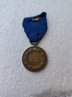 Nemecka medaila 12 ročná služba vo wehrmachte