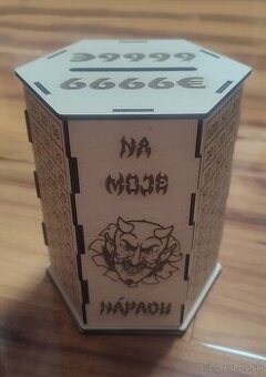 Motivačná pokladnička (6666€) "Na moje Čertovské nápady"