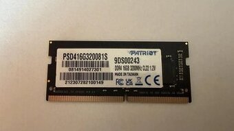 Patriot 16 GB 3200 Mhz DDR4 Notebook RAM