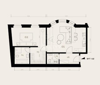 Predaj - 2izbový byt v novostavbe Košice