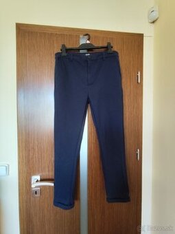 Pánske elegantné úzke nohavice vel.M, zn.Smog, mäkký materiá