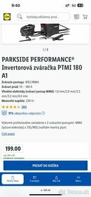 Invertorová zváračka - Parkside PERFORMANCE PTMI 180