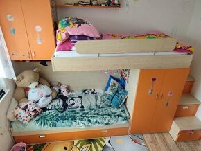 Detská poschodova posteľ