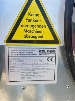 Odsávanie FELDER RL200