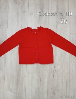 Dievčenský sveter 110 Coccodrillo