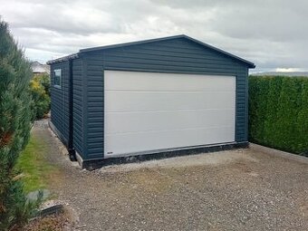 Plechová garáž 5x6m