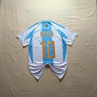 Lionel Messi #10 futbalový dres Argentína 2022 M