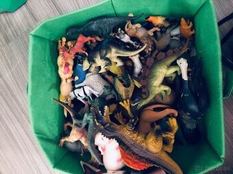 Zvieratká mix domáce + dinosaure