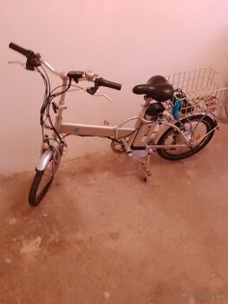 Elektrobicykel skladací.