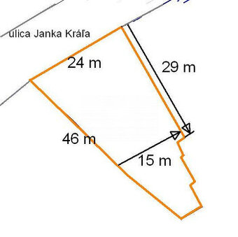 Pozemok v lukratívnej oblasti na ulici Janka Kráľa, Nitra