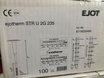 Predám fasádne kotvy EJOT 235 mm 700 ks