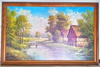 OBRAZ - Mlyn pri rieke Helmut Glassl