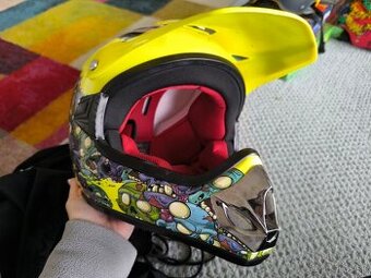 Detská motokros enduro prilba