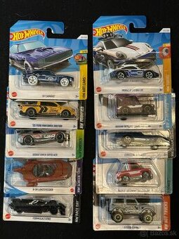 Hotwheels 10 kusov nové neotvorené