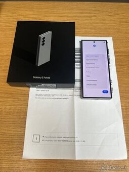 Predám SAMSUNG GALAXY Z FOLD 6 12GB/512GB, TOP stav, ZARUKA