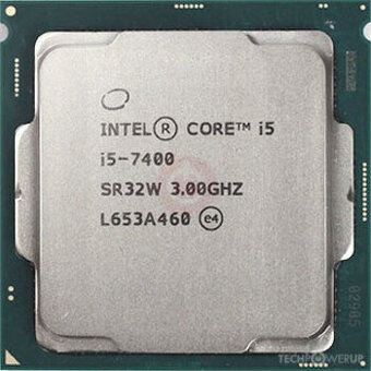 CPU Intel® Core™ i5-7400 3.0 GHz, 6M Cache, socket LGA1151