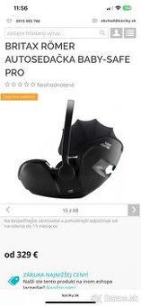 Vajíčko : Britax Baby safe pro // deep black