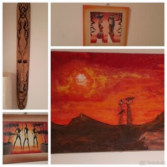 Etno dekorácia, obrazy