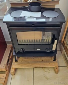 Haas + Sohn pec na drevo, 7 kw, drevené brikety