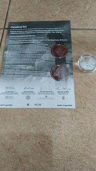 Minca Auschwitz +pamätny list