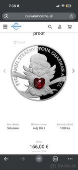 Česká mincovňa anjel strážny