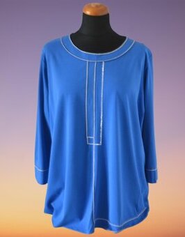 Jarná bunda, top a rifle vo veľ. XXL