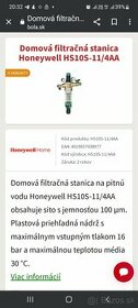 Domová filtračná stanica Honeywell HS10S-11/4AA