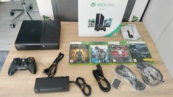 Xbox 360 Slim 250GB + 4 originálne hry