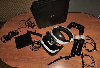 predám PS4 PRO s VR (virtuálnou realitou)