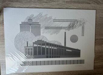 Grafika Čierne diery 15