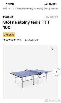 Pingpongový stôl