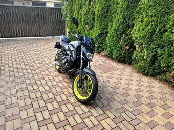 Predám Yamaha MT 07, ABS r.v. 2018, 55 kW, 27 344km